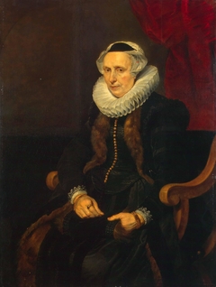 Portrait of an Old Lady Sitting in an Arm-Chair by Cornelis de Vos