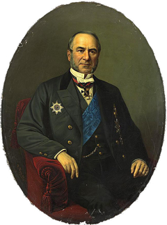 Portrait of Baron Alexander Stieglitz by Ivan Tyurin