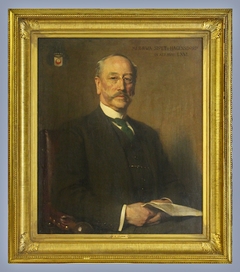 Portrait of Boudewijn Reint Wolter Arend Sloet tot Hagensdorp (1845-1914) by George Sturm