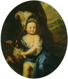 Portrait of Countess Natalya Andreevna Matveeva as a Child by Godfried Schalcken