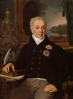 Portrait of Dmitry Prokofievich Troschinsky by Vladimir Borovikovsky