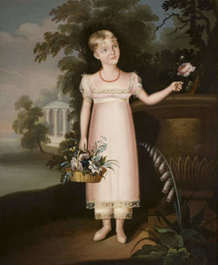 Portrait Of Fanny, Daughter Of James Beale by British School