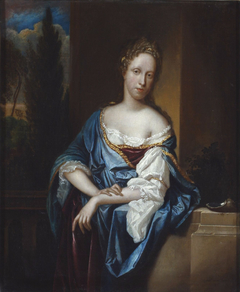 Portrait of Hedwig Elisabeth, Pfalzgräfin bei Rhein zu Neuburg by Adriaen van der Werff