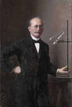 Portrait of Kristian Olaf Bernhard Birkeland by Asta Nørregaard