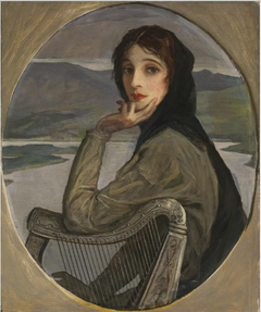 Portrait of Lady Lavery as Kathleen Ni Houlihan by John Lavery