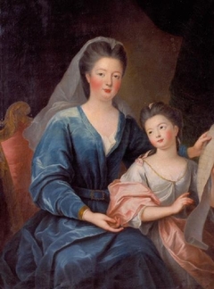 portrait of the Duchess of Bourbon-Condé by Pierre Gobert