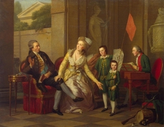 Portrait of the Saltykov Family by Johann Friedrich August Tischbein