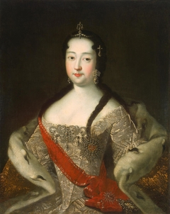 Portrait of Tsarevna Anna Petrovna by Anonymous