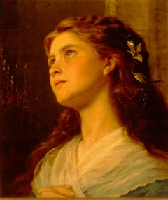 Portrait Of Young Girl by Sophie Gengembre Anderson