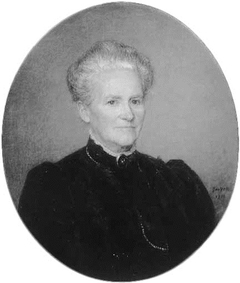 Portret van Albertine Christine Gewin-Van Woensel Kooy by Jan Veth