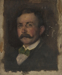 Portret van een man (vermoedelijk Hermann Schmitz) by Henri Goovaerts