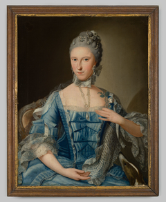 Portret van Juliana Reiniera Florentine van Rechteren, Vrouwe van Den Vellenaar by Anoniem