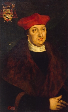 Potrait of Cardinal Albert of Brandenburg by Lucas Cranach the Elder