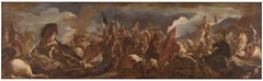 Prisión del condestable de Montmorency, en la Batalla de San Quintín by Luca Giordano