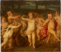 Putti Doing a Roundelay by Anthony van Dyck