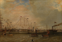 Queen Victoria Landing at Granton Pier, 1 September 1842 by William Clark