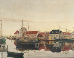 Randers havn by Johan Rohde