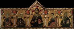 Redemptor between the Virgin and three Saints by Meliore di Jacopo