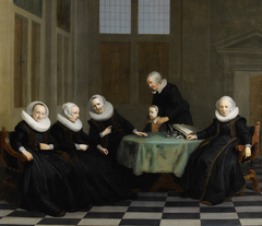 Regents of the Nieuwezijds Almshouse by Jacob Adriaensz Backer