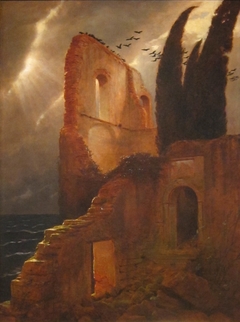 Ruins by the Sea by Arnold Böcklin