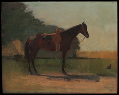 Saddle Horse in Farm Yard by Winslow Homer