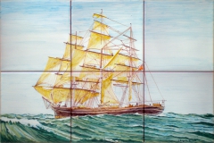 Sailing ship Cutty Sark by José Angulo