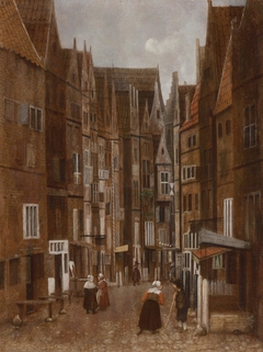 scène de rue by Jacob Vrel