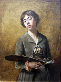 Self-portrait by Sabine Lepsius