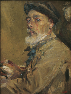 Self-portrait with Cap by Francisco Gimeno Arasa