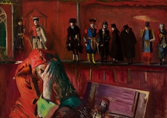 Stańczyk (Puppet Show; Puppets) by Leon Wyczółkowski