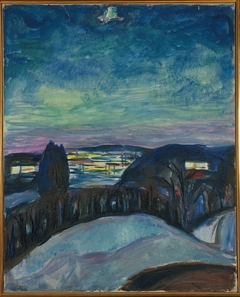 Starry Night by Edvard Munch