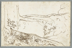 Studie van twee bomen by Gellée genaamd Le Lorrain Claude