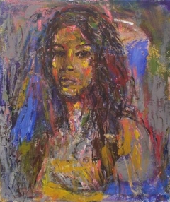 Study of portrait by Louis Georges L