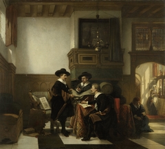 Syndics of the Leiden by Johannes Anthonie Balthasar Stroebel