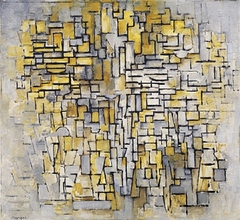 Tableau No. 2/Composition No. VII by Piet Mondrian