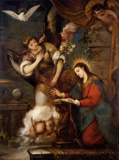 The Annunciation by José Claudio Antolinez