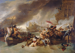 The Battle of La Hogue by Benjamin West