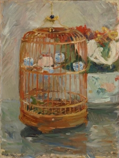 The Cage by Berthe Morisot