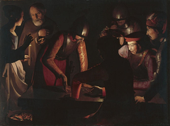 The denial of Saint Peter by Georges de La Tour