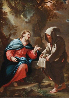 The Devil tempting Christ to turn Stones into Bread by Luca Giordano