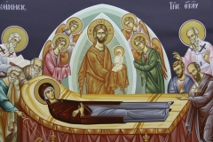 The Dormition of the Mother of God (detail) by Nikolaos Kallis