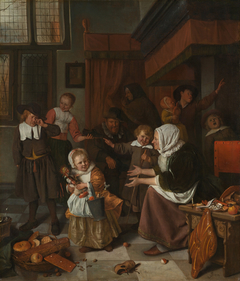 The Feast of Saint Nicholas by Jan Steen