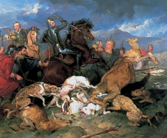 The Hunting of Chevy Chase by Edwin Henry Landseer