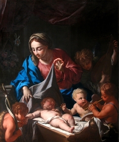 The Infant Jesus Sleeping by Francesco Trevisani