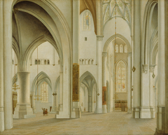 The Interior of St. Bavo, Haarlem by Pieter Jansz Saenredam