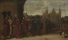 The Legation of the Czar of Muscovy on its way to the Meeting of the States-General in The Hague, 4 November 1631 by Unknown Artist