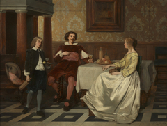 The Luncheon by Eugène Fichel