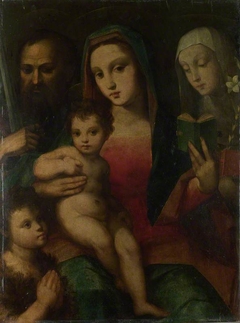 The Madonna and Child with Saints by Andrea del Brescianino