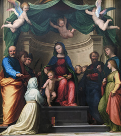 The Mystic Marriage of Saint Catherine of Siena by Fra Bartolomeo