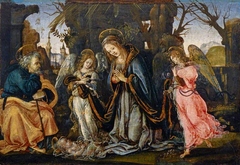 The Nativity with Two Angels by Filippino Lippi